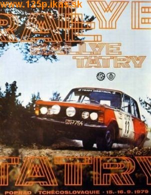 plagt Rallye Tatry 1979